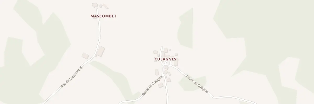 Plan du 2539 Rte de Negrevergne à Bassignac-le-Bas