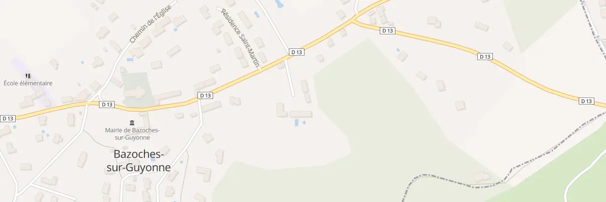 Plan du 6 Che des Cours à Bazoches-sur-Guyonne