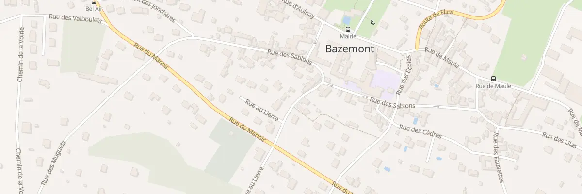 Plan du 6 Rue du Lierre à Bazemont