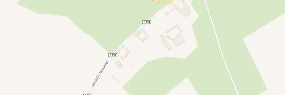Plan du 13 Rte de Montcavrel à Preures