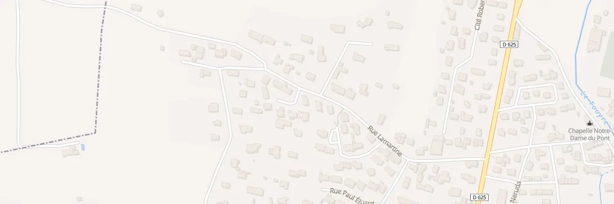 Plan du 23 Rue Lamartine à Laroque-d’Olmes