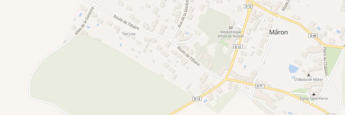 Plan du 15 Rte de Tilliaire à Mâron