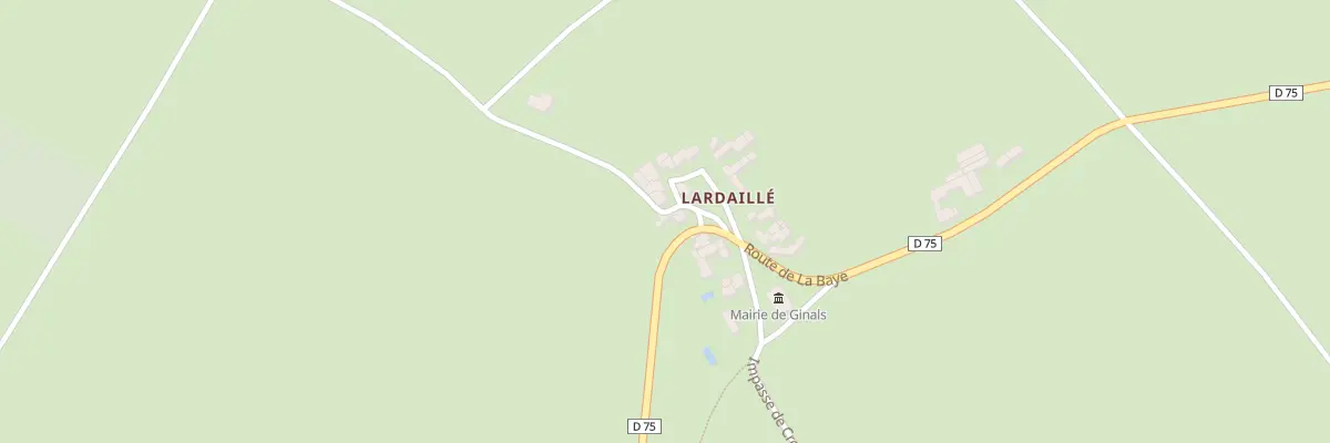 Plan du 5778 Lardaille à Ginals