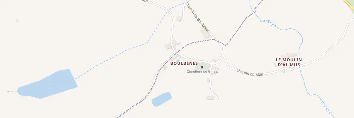 Plan du 5218 Ginals à Verfeil