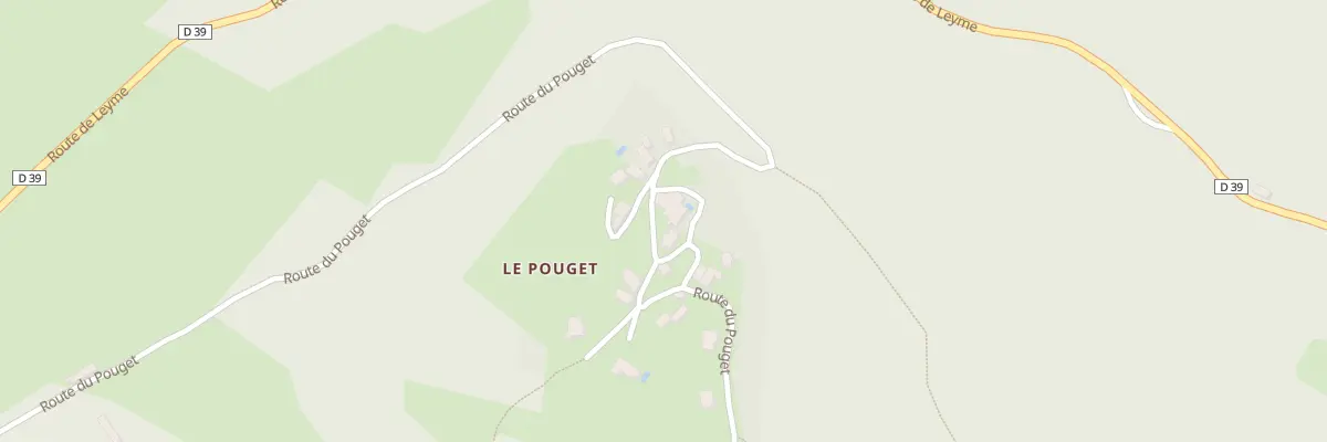 Plan du 5200 Le Pouget à Aynac