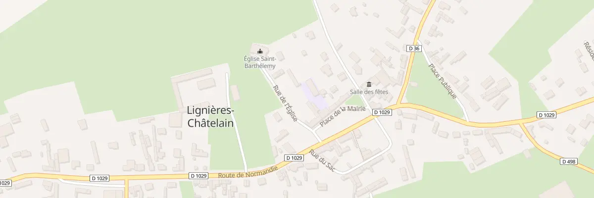 Plan du 18 Pl de la Mairie à Lignières-Châtelain