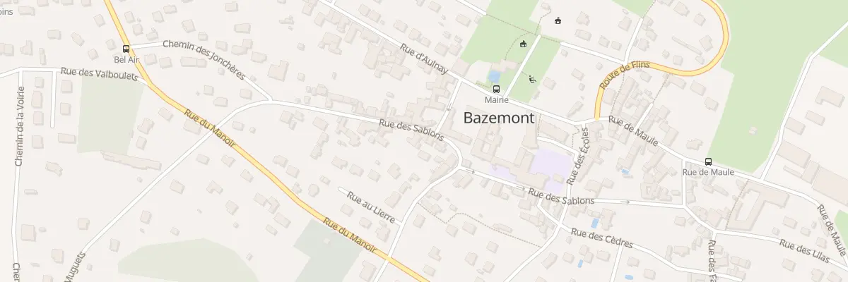 Plan du 17 Rue des Sablons à Bazemont