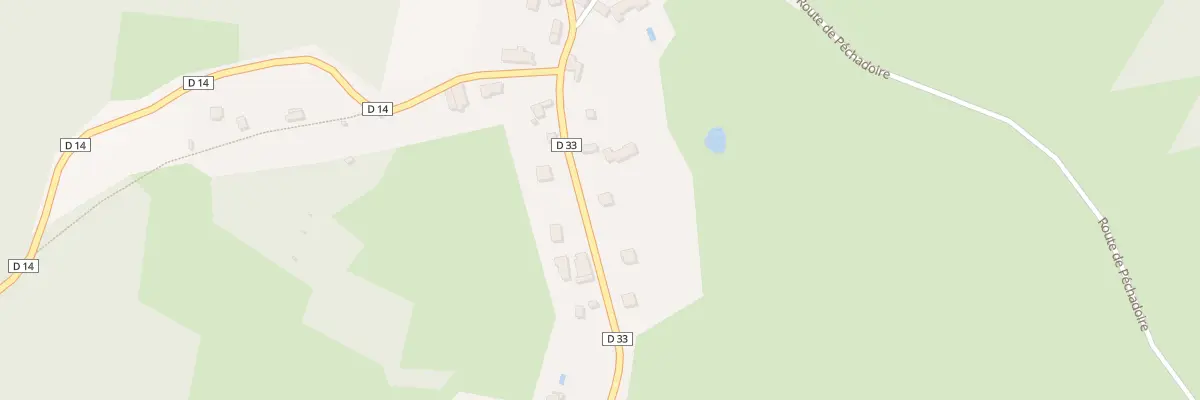Plan du 9 Rte de Guéret à Anzême