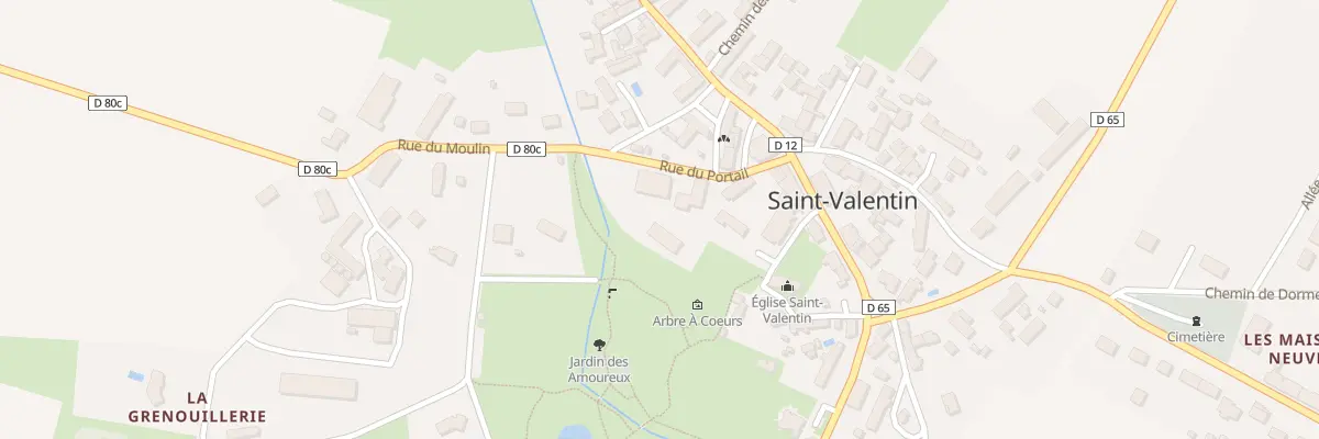Plan du 3 Rue du Portail à Saint-Valentin