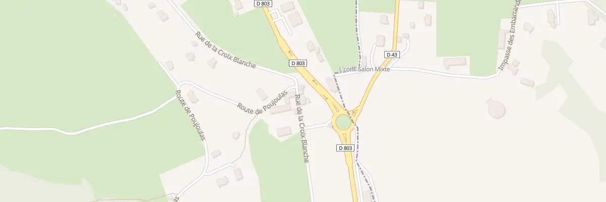 Plan du 871 Rue de la Croix Blanche à Saint-Michel-Loubéjou