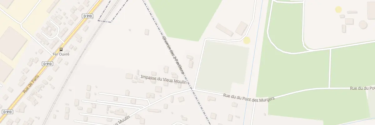 Plan du 36 Che des Deux Pavillons à Auffargis