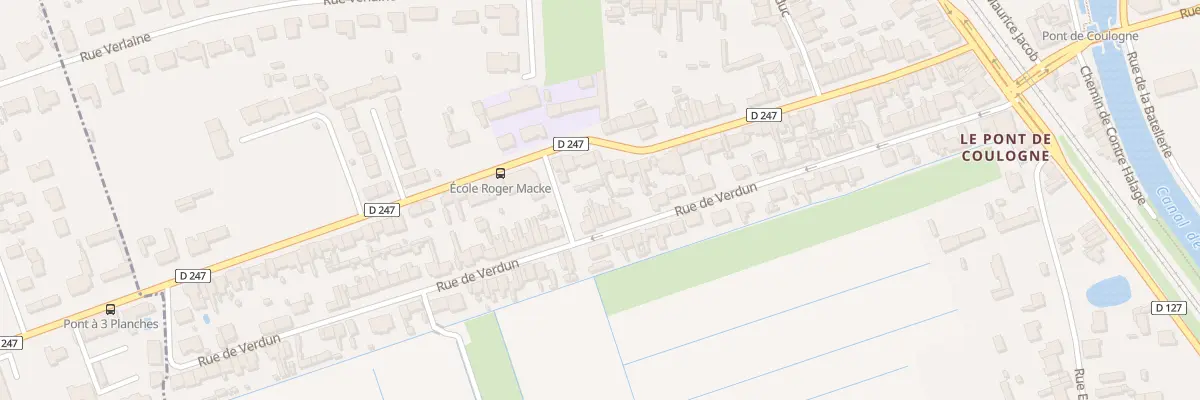 Plan du 76 Rue de Verdun à Coulogne