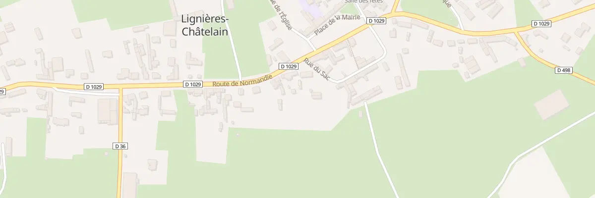 Plan du 37 Rte de Normandie à Lignières-Châtelain
