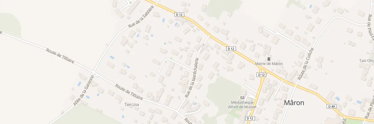 Plan du 8 Rue de la Maréchalerie à Mâron