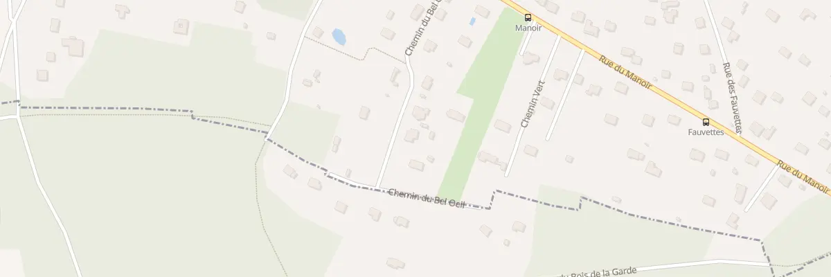 Plan du 9 Che du Bel-Oeil à Bazemont