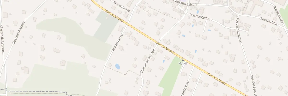 Plan du 34 Rue du Manoir à Bazemont