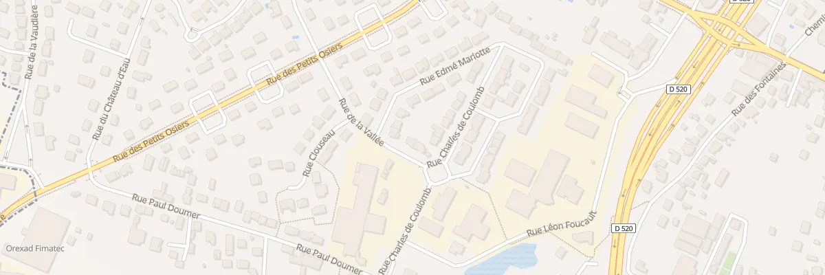 Plan du 6 Rue de la Vallée à Saint-Jean-de-la-Ruelle