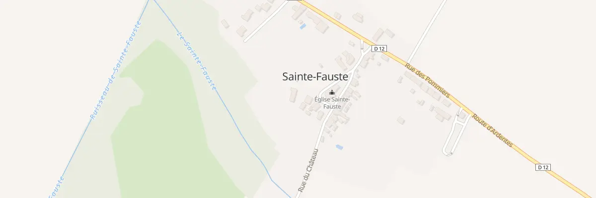 Plan du 7 All des Tilleuls à Sainte-Fauste
