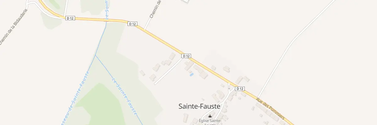 Plan du 5026 Le Bourg à Sainte-Fauste
