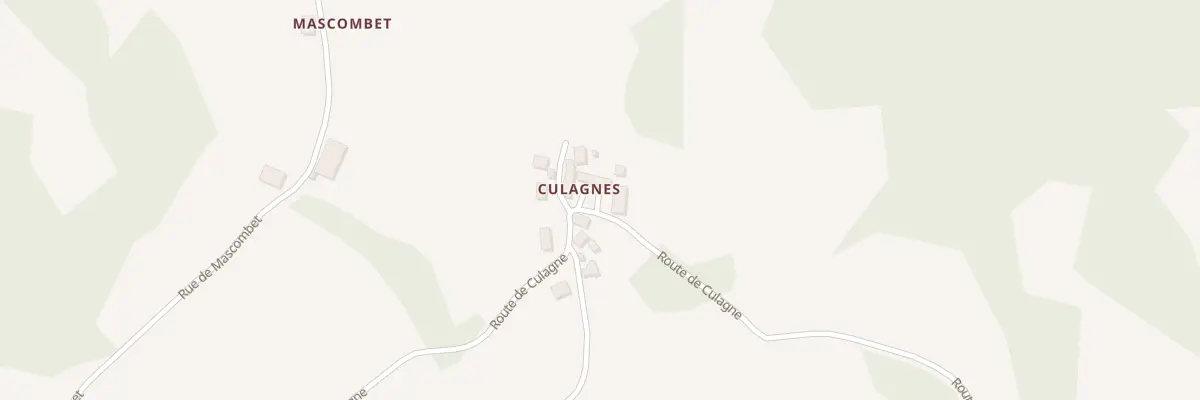 Plan du 2603 Rte de Negrevergne à Bassignac-le-Bas