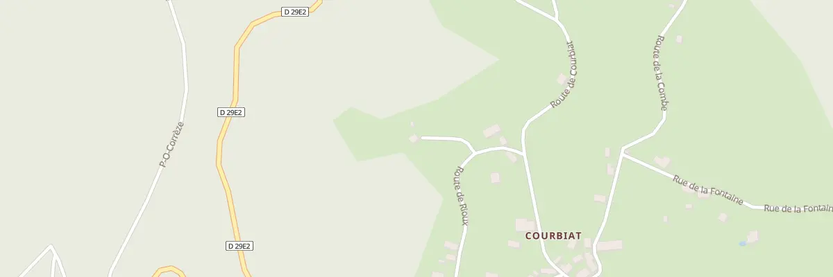 Plan du 5035 Courbiat à Pandrignes