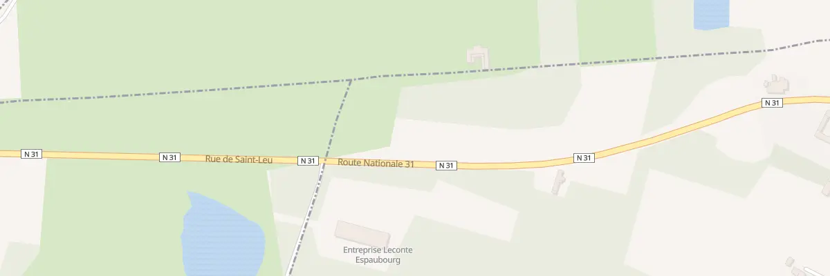 Plan du 36 Rte Nationale à Espaubourg