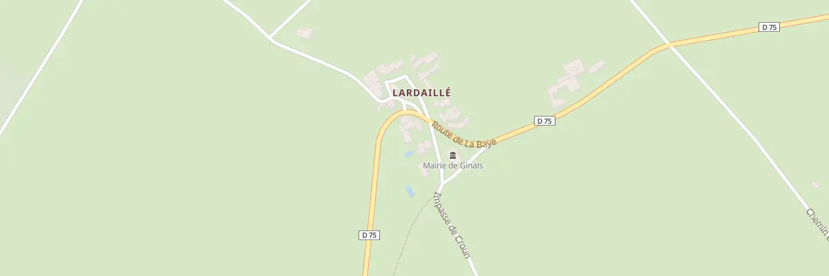 Plan du 5 Pl de Lardaillé à Ginals