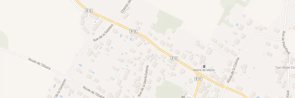 Plan du 2 Rue de la Maréchalerie à Mâron