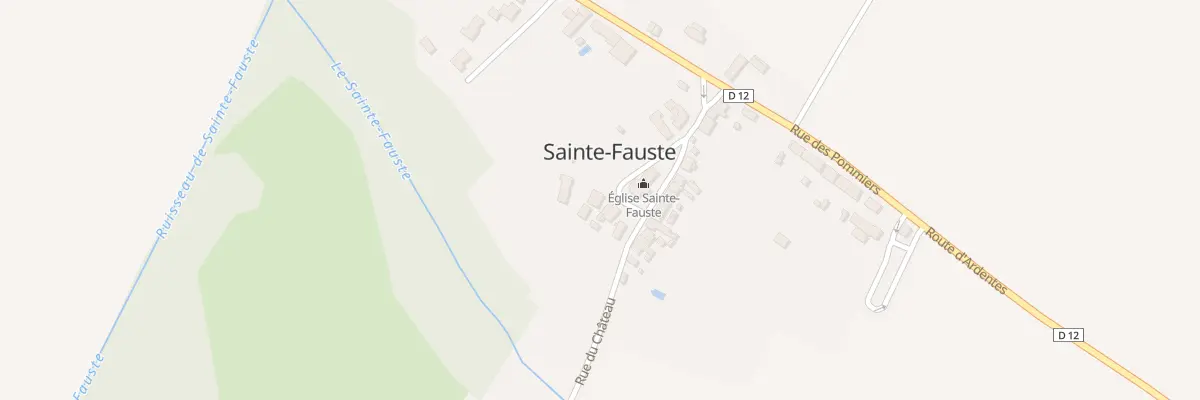 Plan du 5020 Le Bourg à Sainte-Fauste