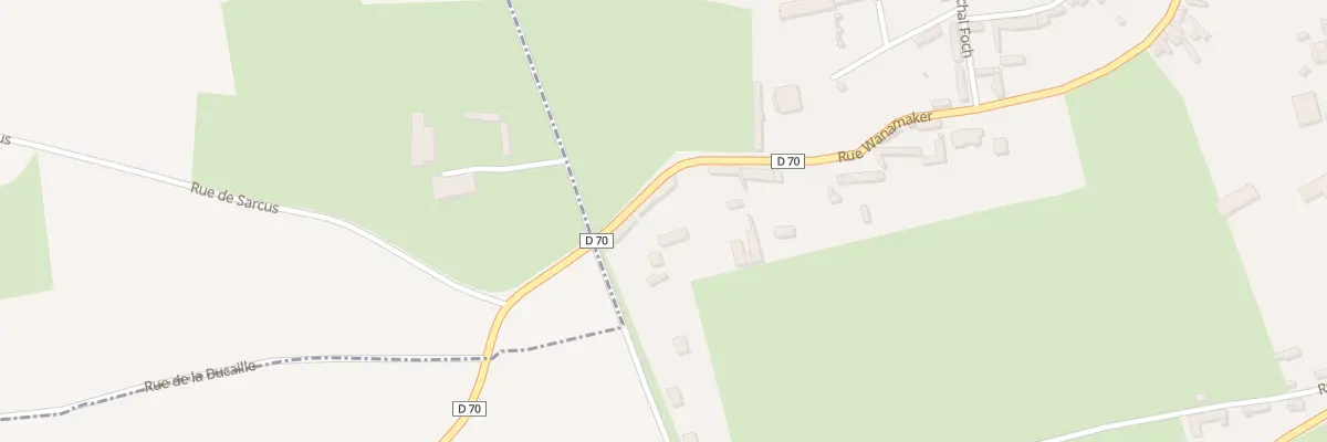 Plan du 36 Rue Wanamaker à Sarcus