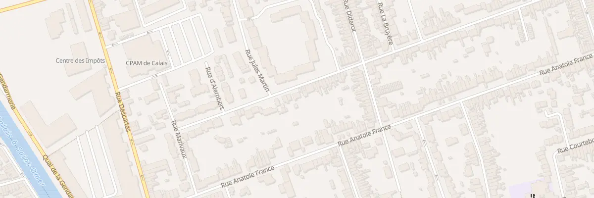 Plan du 8 Rue Voltaire à Calais