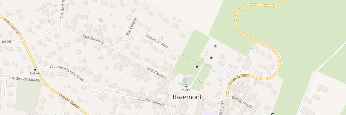 Plan du 15 Che du Parc à Bazemont