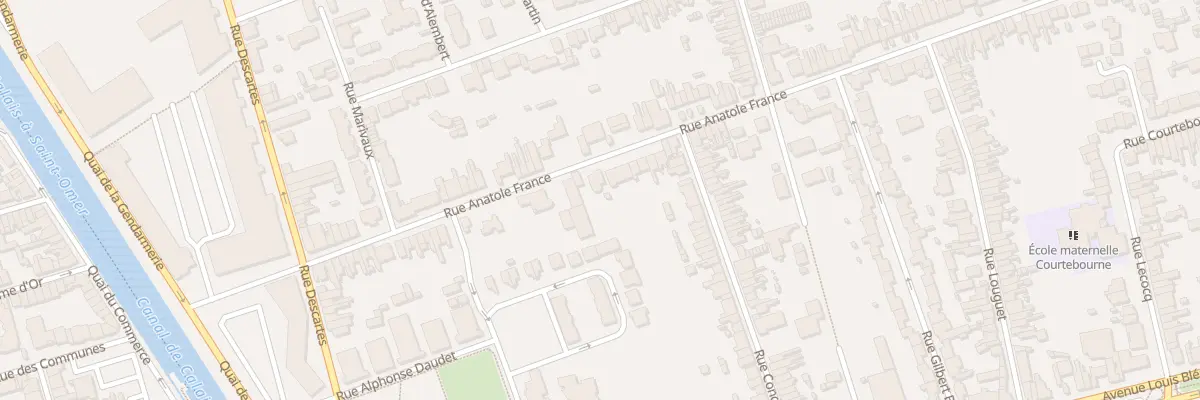Plan du 76 Rue Anatole France à Calais