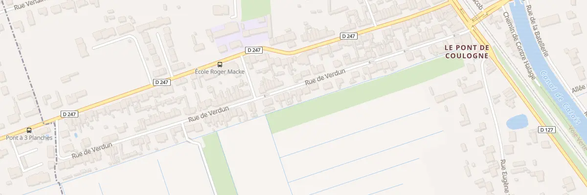 Plan du 59 Rue de Verdun à Coulogne