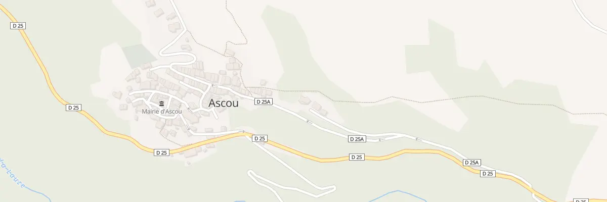 Plan du 204 Le Village à Ascou
