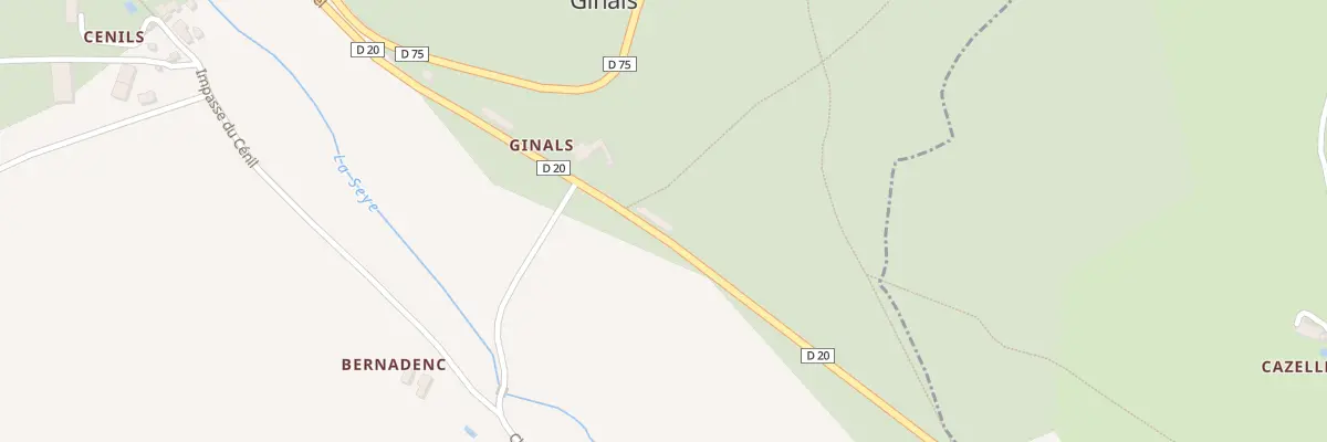 Plan du 5079 Pech de Lagleye à Ginals