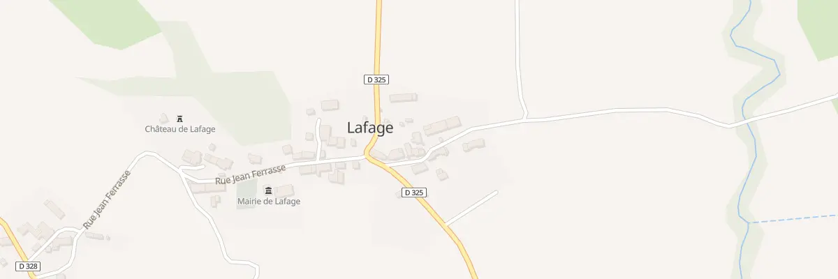 Plan du 5000F Imp Jean Peyrot à Lafage