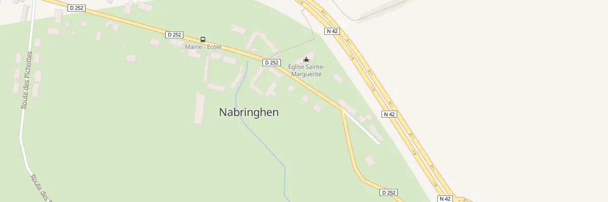 Plan du 64 Rte de l’Eglise à Nabringhen