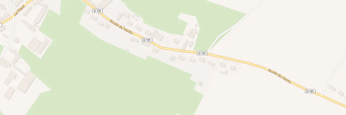 Plan du 308 Rte du Ventu à Hermelinghen