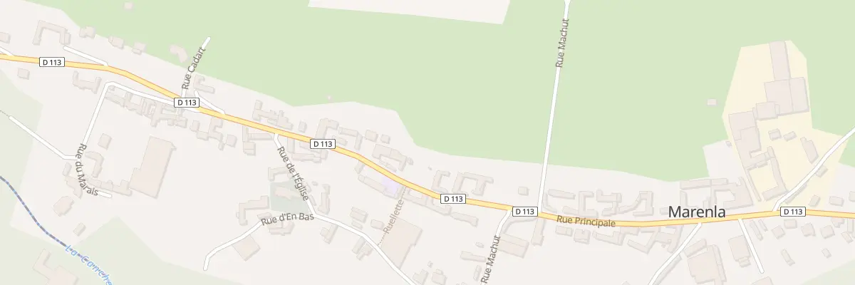 Plan du 5053A Rue Principale à Marenla