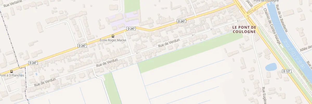 Plan du 57 Rue de Verdun à Coulogne