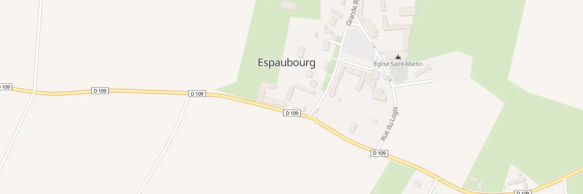 Plan du 1 Gr Grande Rue à Espaubourg