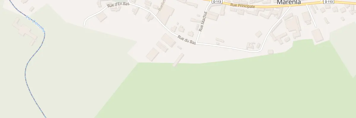 Plan du 1 Rue du Bas à Marenla