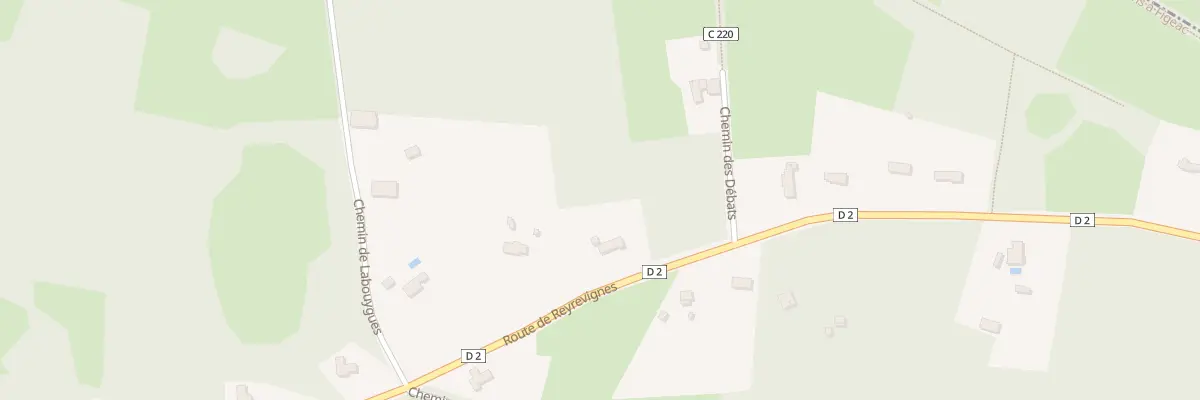 Plan du 1607 Rte de Reyrevignes à Livernon