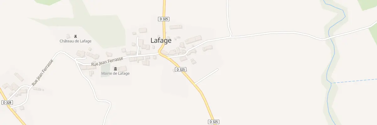 Plan du 15 Le Village à Lafage