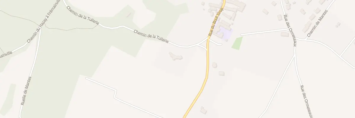 Plan du 1 Che de la Tuilerie à Frémainville