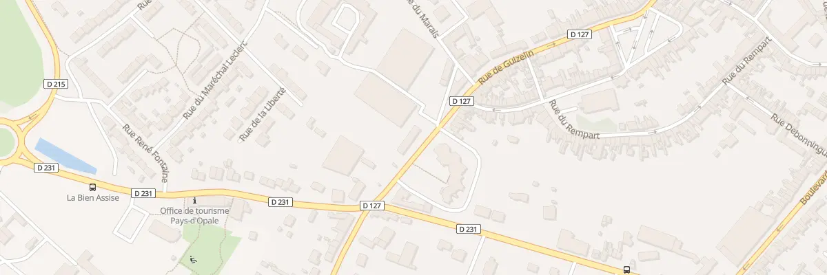 Plan du 28 Rue de Guizelin à Guînes
