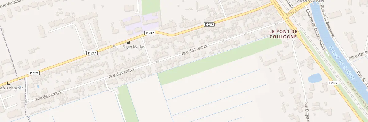Plan du 55 Rue de Verdun à Coulogne