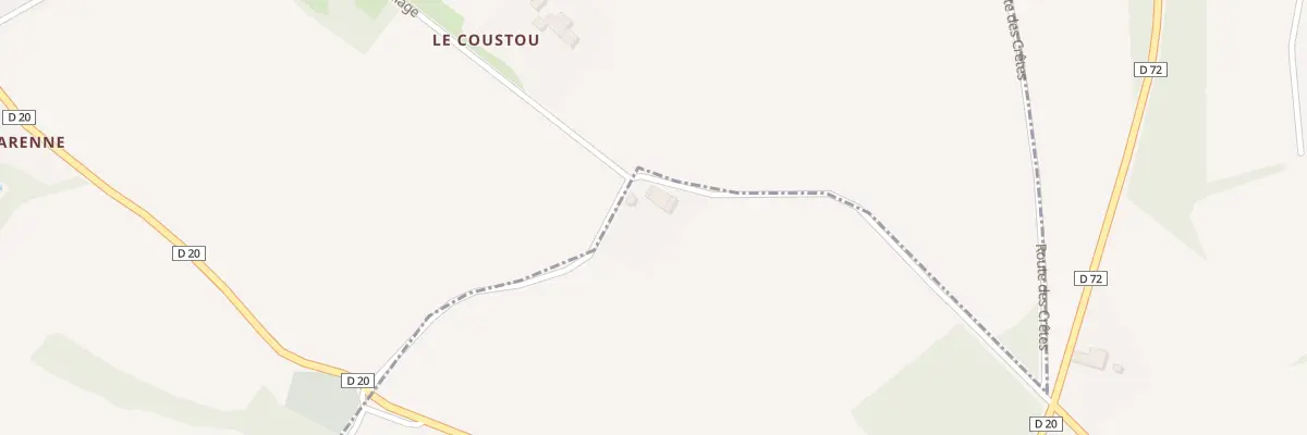 Plan du 50 Rte du Village à Saint-Félix-Lauragais