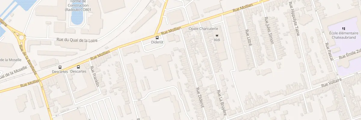 Plan du 10 Rue Diderot à Calais